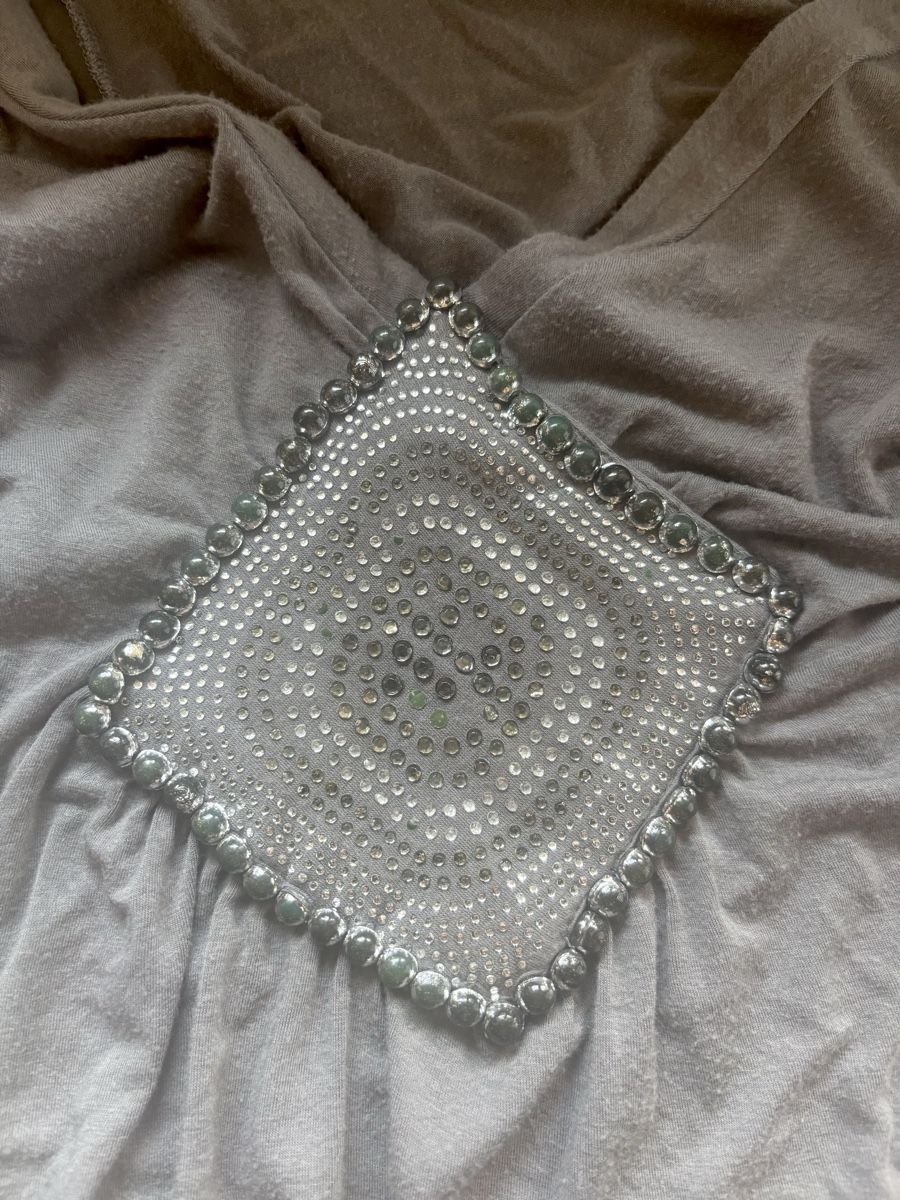 Top: vintage rinestone longsleeve top – Usato da Leissigen venduto da lamooniade 1