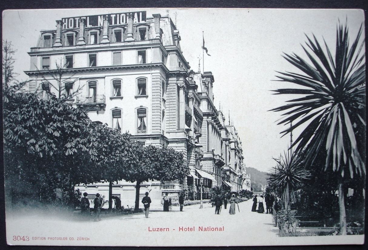 Cartoline postali: LUZERN Hotel National – Nuovo (secondo la descrizione) da Jona venduto da philajona