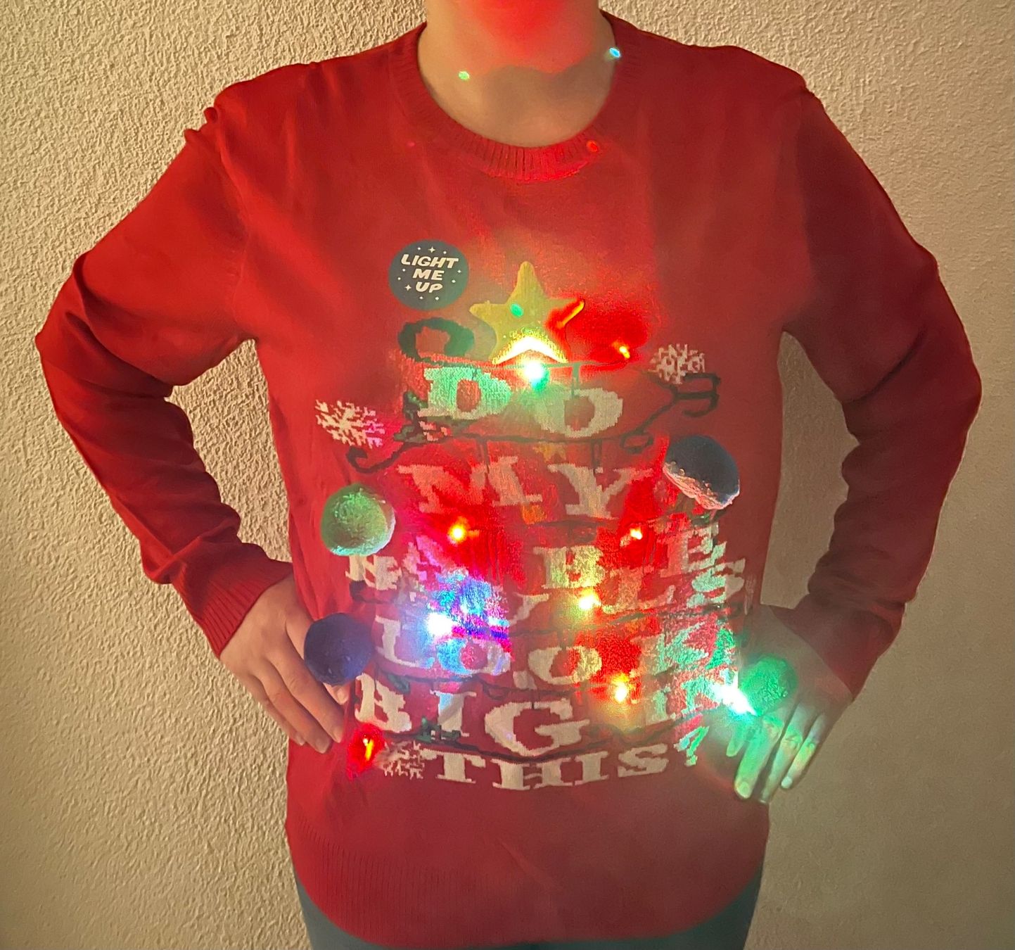 Pullover & Sweatshirts: Weihnachtspullover mit LED's  **NEU**  Top Qualität Grösse S – Neu und originalverpackt aus Rebstein von gimmma 2
