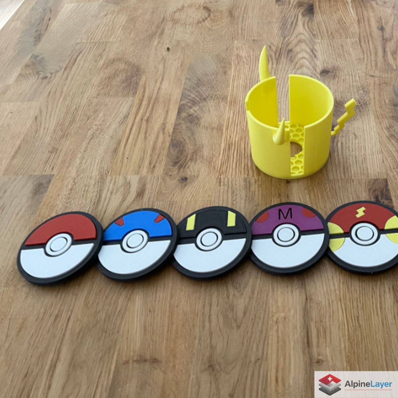 Sottobicchieri: Great Ball Coaster 3D Printed Gaming Drink Coaster – Nuovo (secondo la descrizione) da Losone venduto da AlpineLayer