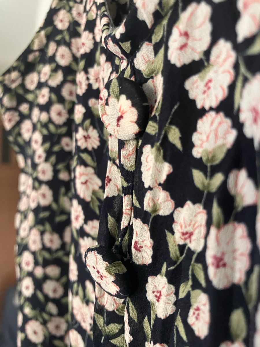 Kleider: Vintage Maxikleid Blumenmuster Grösse M  – Gebraucht aus Olten von uhluh 3