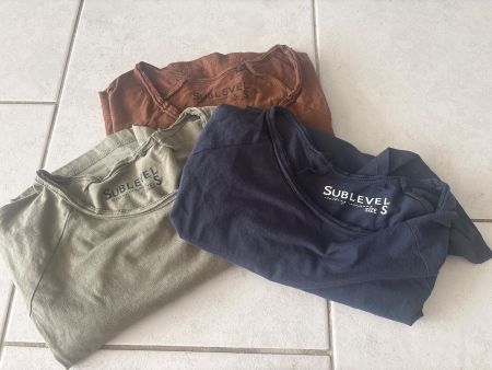 3x T-Shirts Sublevel Grösse S Wie Neu