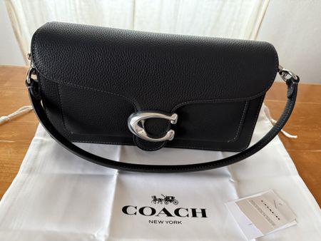 COACH Sac Tabby 26 cuir noir 