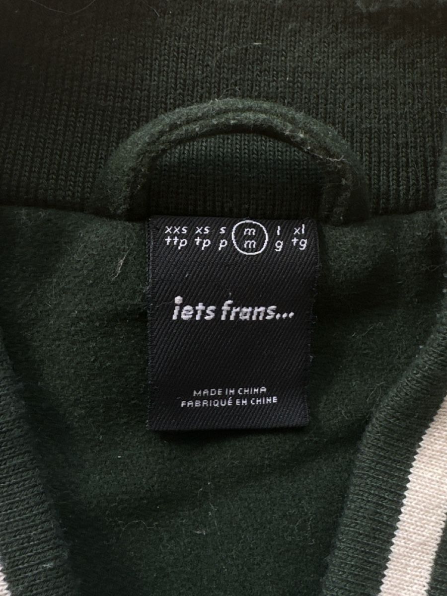 Iets Frans... Vestes: Iets Frans Varsity Jacket green leather sleeves size M – Neuf (Voir description) à Brittnau par iBazuka 1