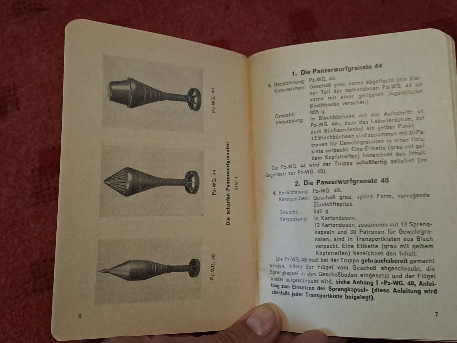 Bücher: Reglement  " Die Panzerwurfgranate  " – Gebraucht aus St.Gallen von Infanteriewerk 1