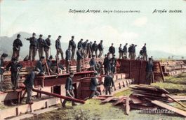 Militär // 1908 Genie Truppen Schanzarbeiten Armee