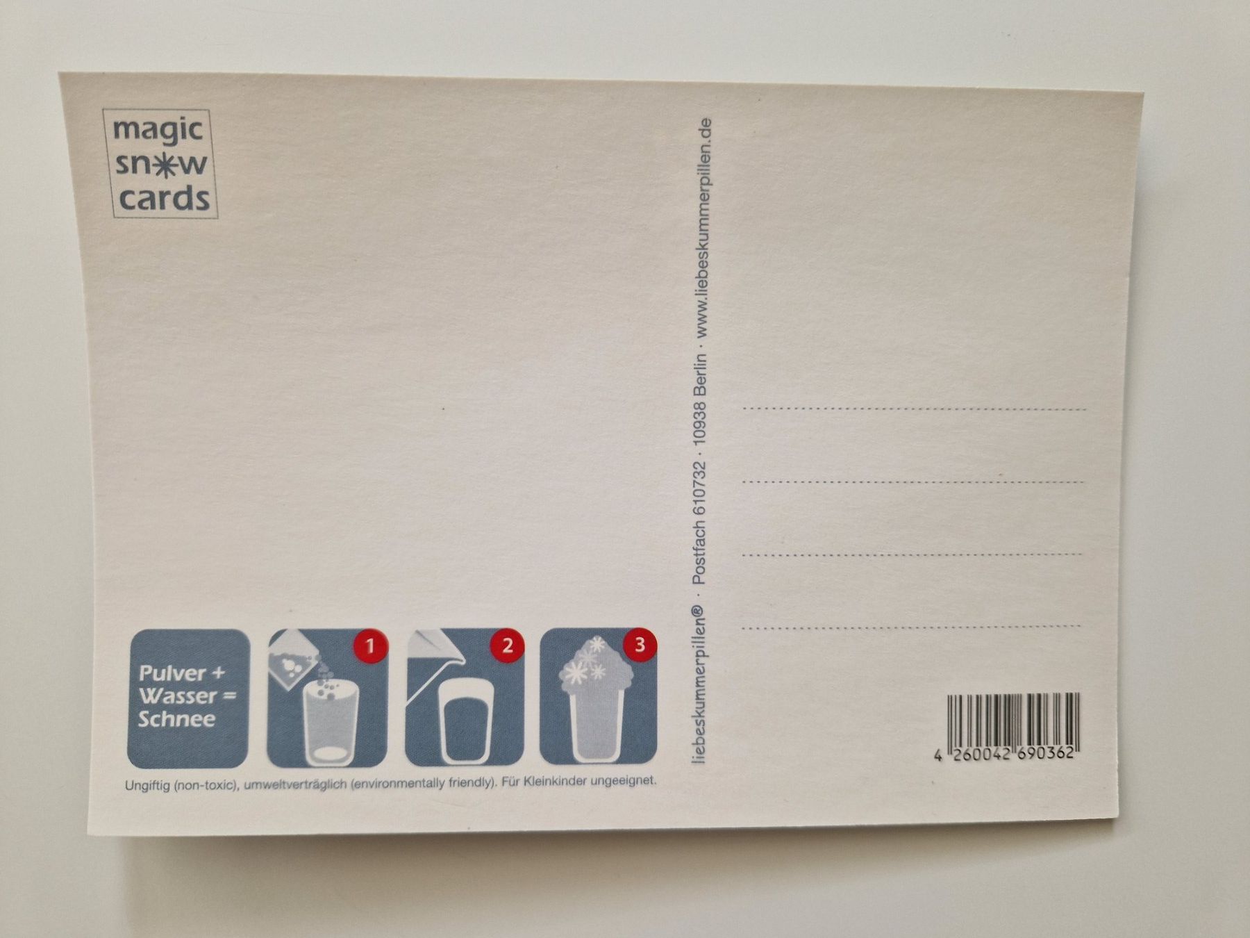 Cartoline: Magic Snow Cards - Postkarten mit Schneepulver - Restposten – Nuovo (secondo la descrizione) da Eglisau venduto da vomdings 1