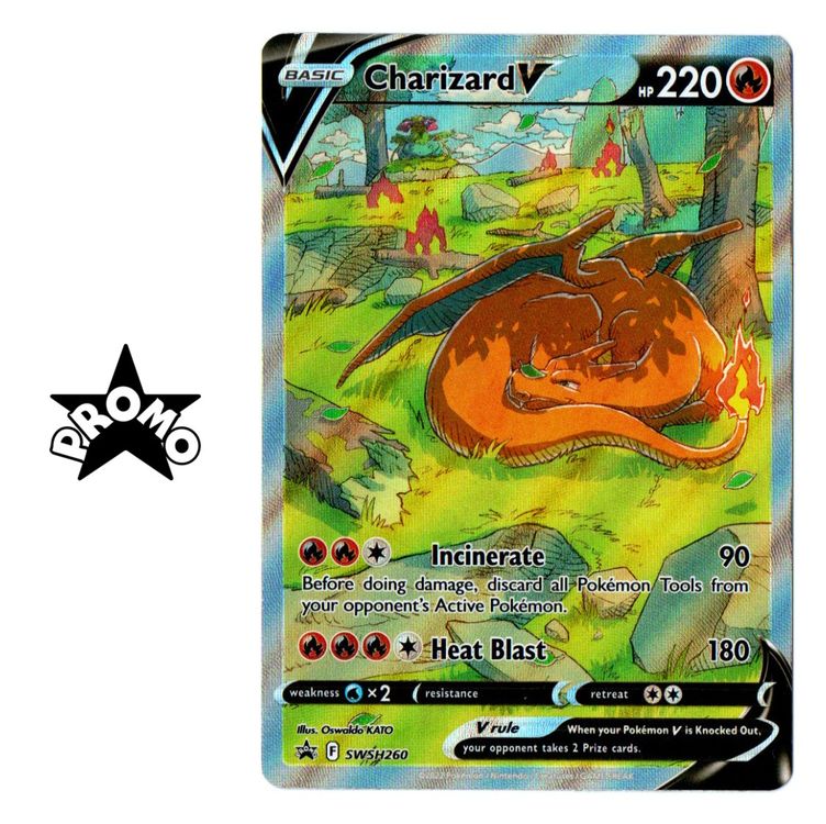 Black Star Promo Charizard V SWSH260 EN | Kaufen Auf Ricardo