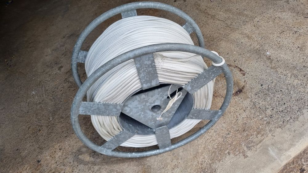 Kletterseil Für Baumpflege – 45,7 M Lang, 1,27 Cm Durchmesser, Polyester, Gelb, Statisch, Zugfestigkeit 9072 Kg
