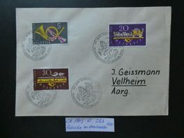 CH 1949 Nr. 293 tolle Retusche auf Brief