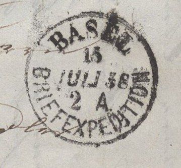 Tous les timbres: BASEL  15.JUIL 58   LEONARD  PARAVICIM – D'occasion à Aarau par kufi44 2