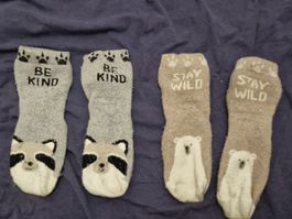 2 Paar Kinder Stoppersocken Gr. 86–92