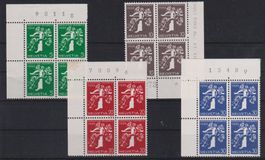 Landi 1939: 4erblockserie italienisch **