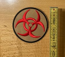 Biohazard Patch Sticker Aufnäher Metal Rock Band 3