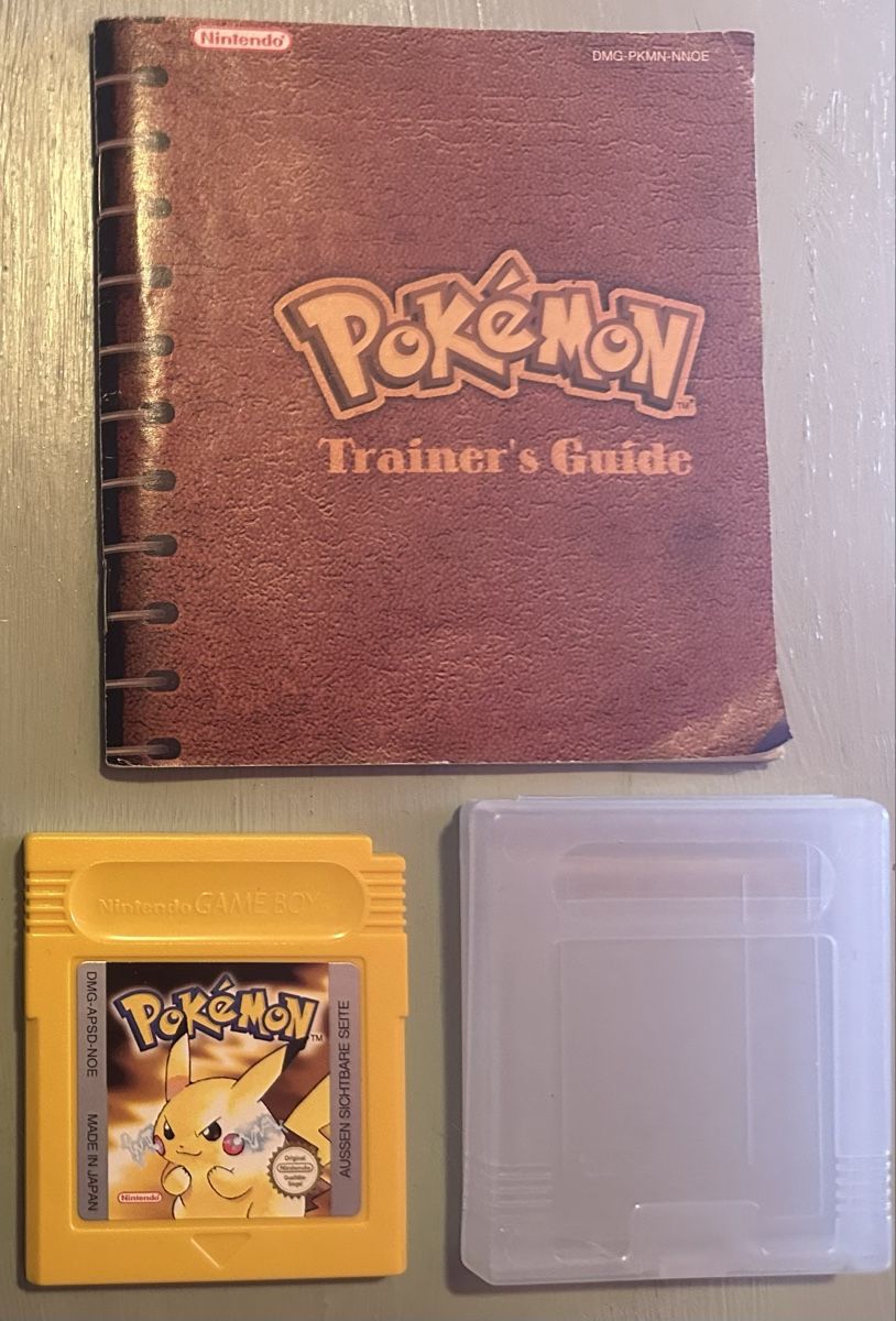 Pokémon Giochi: Pokemon Gelb mit Trainerguide ab 1.-  – Usato da Dielsdorf venduto da eti_qm52