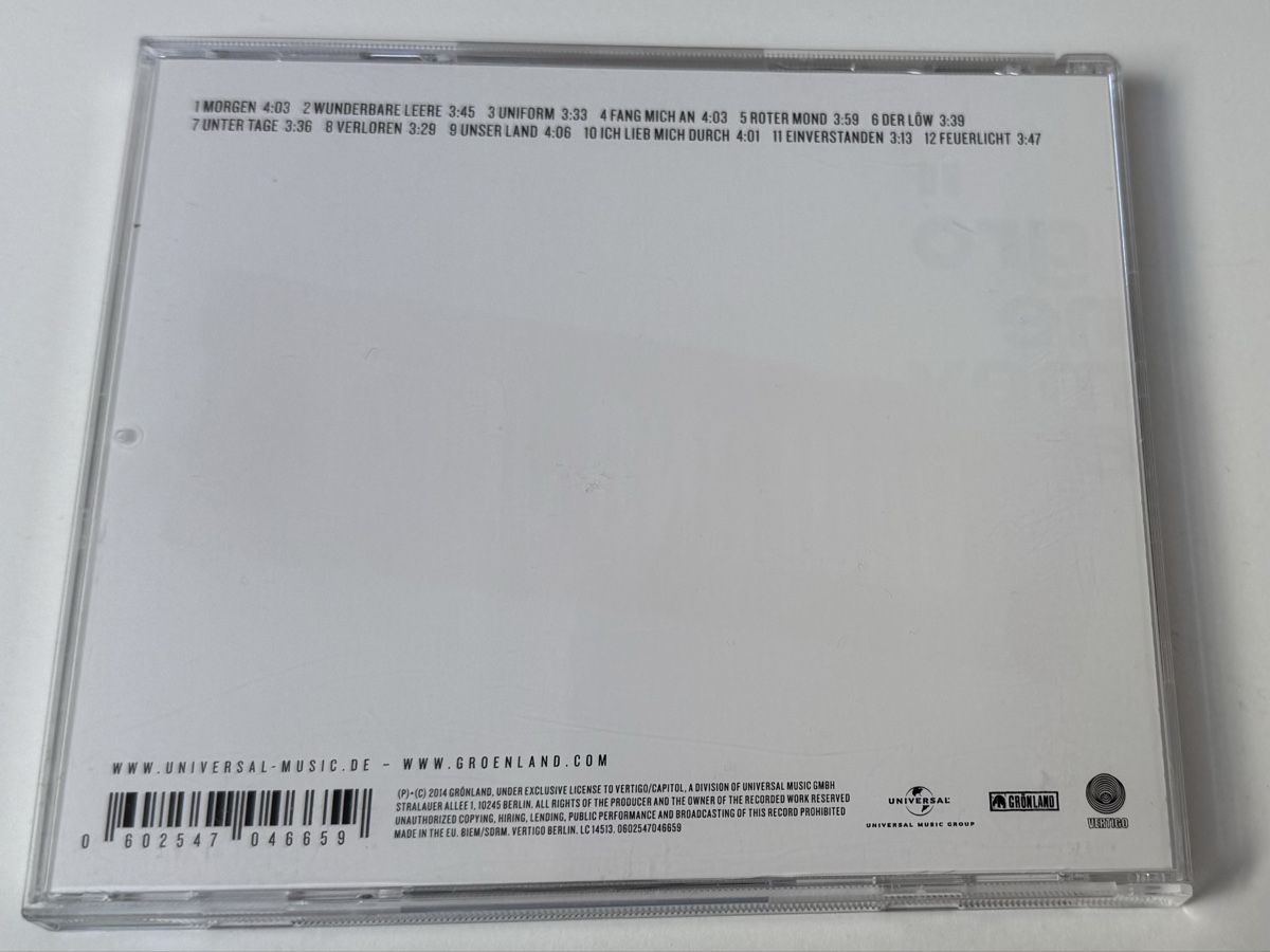 CD: Herbert Grönemeyer - Dauernd Jetzt - CD – Usato da Oberried Brienz venduto da Chyara 1