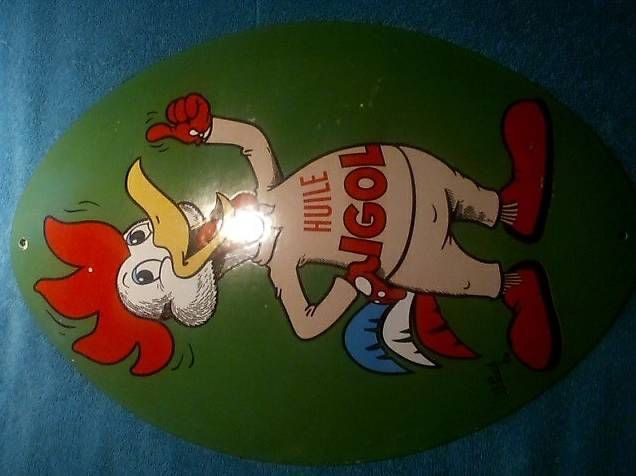 Ecriteaux: ancienne tôle émaillée publicitaire IGOL – D'occasion à St. Maurice par Benoit12