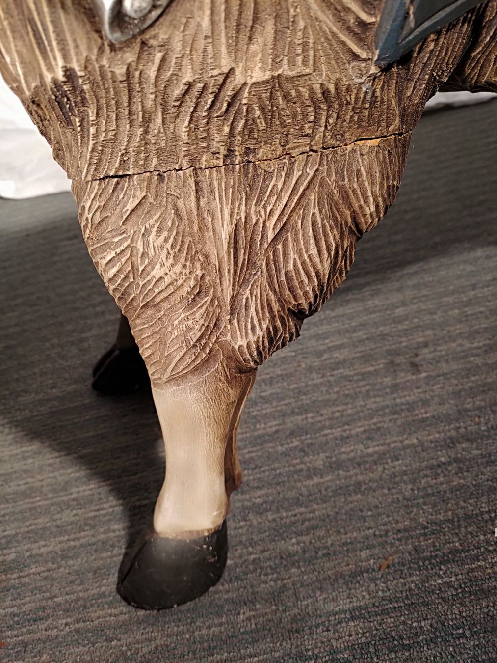Sculptures & Statues: Antiker Karussell Steinbock geschnitzt – D'occasion à Rorschacherberg par snOOpydOg11 5