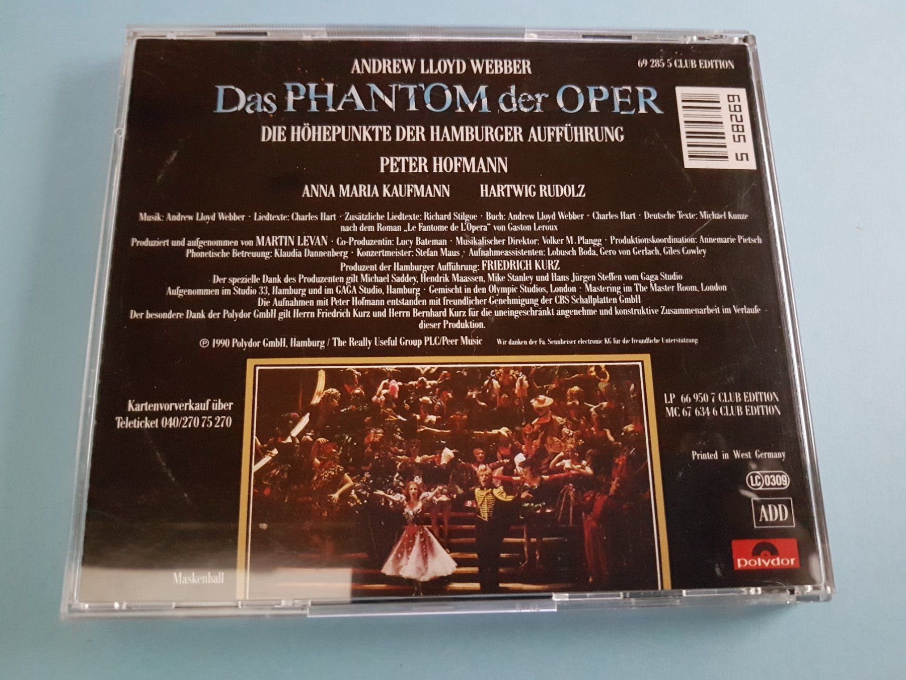 CD: CD - Das Phantom der Oper Musical – Usato da Dübendorf venduto da ine_15 1