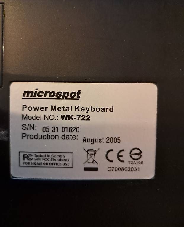Tastiere: Microspot Tastatur – Usato da Cham venduto da Danv40 3