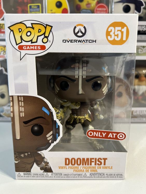Figurine Funko Pop! Overwatch - Doomfist Leopard Skin - Édition Exclusive #351 - 9,5 Cm