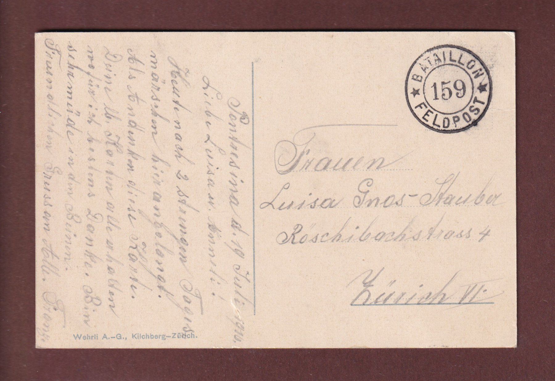 Cartes postales: PONTRESINA - Crasta Mora - 1916 Feldpost – D'occasion à Pully par nicecards-shop 1
