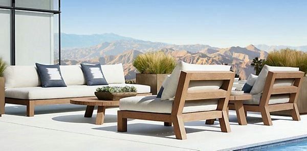 Set di tavolo e panche: Gartengarnitur Teakholz Outdoormöbel Sitzgruppe Gartenmöbel – Nuovo e nell'imballaggio originale da Daisendorf venduto da Wohn-Kult