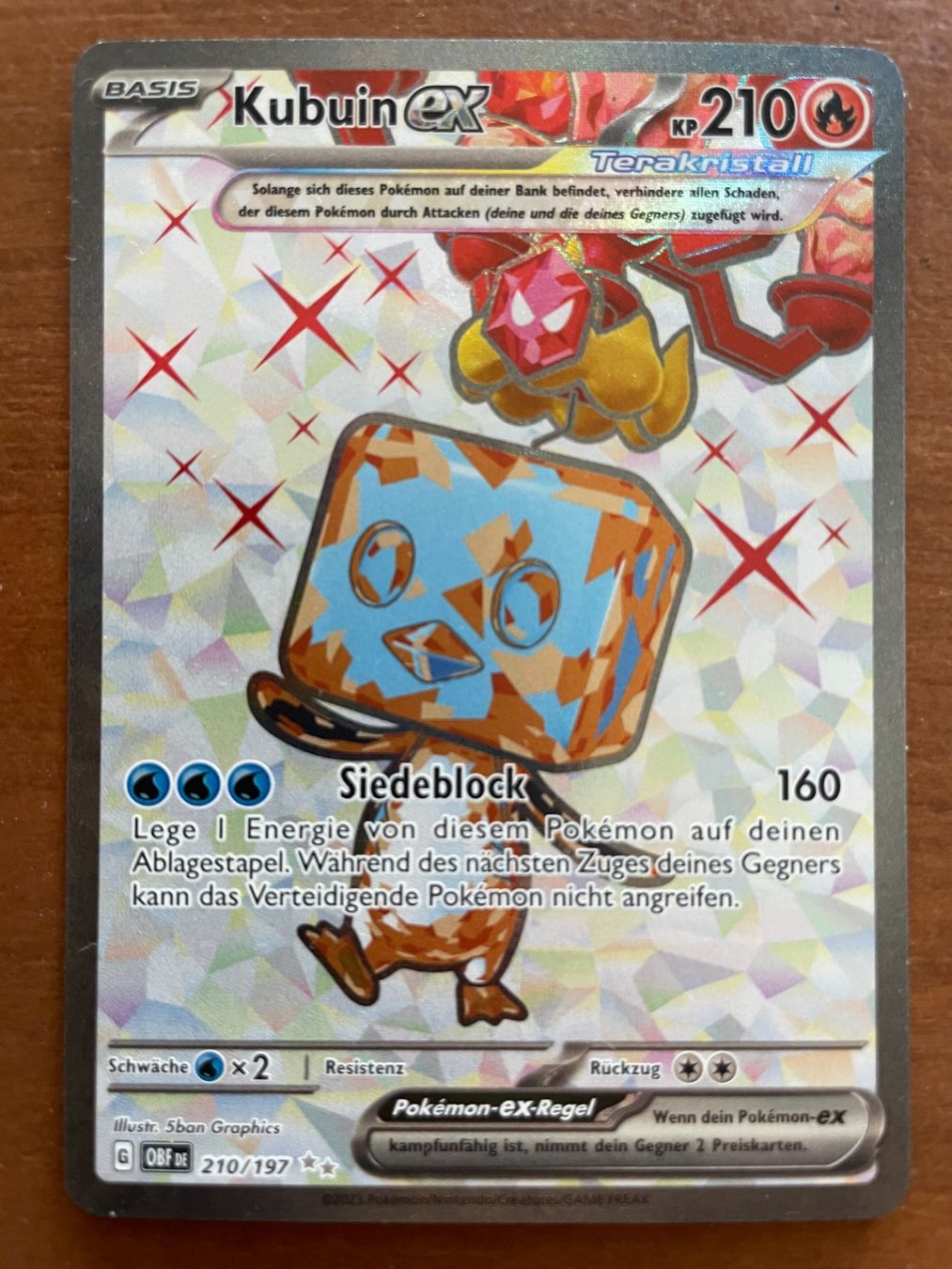 Pokémon Sammelbilder & Trading cards: Pokemon Kubuin eX (Versand gratis) – Neu (gemäss Beschreibung) aus Chur von Angerson