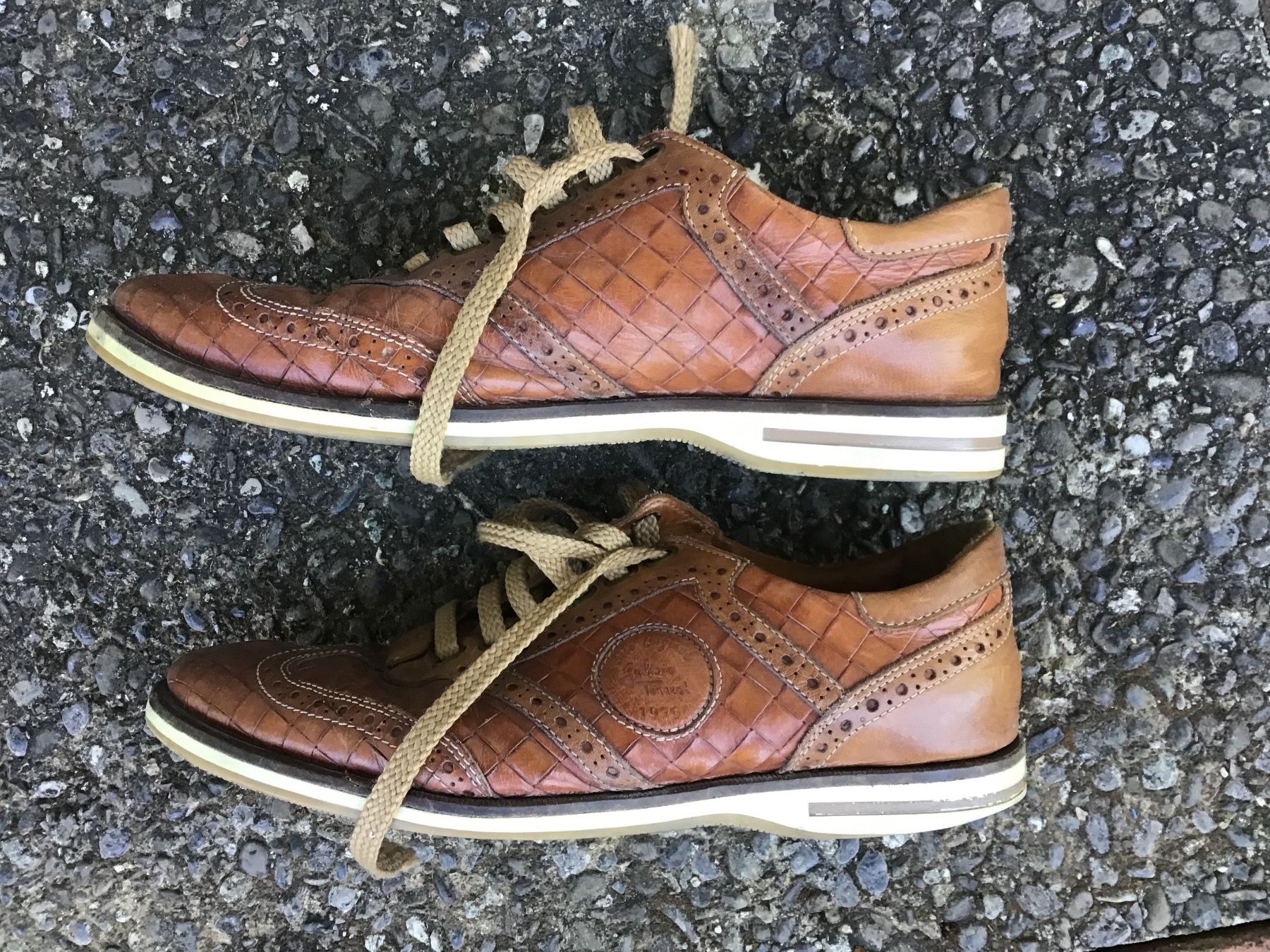 Scarpe da uomo: Galizien Torresi Echtlederschuhe Gr. 41 – Usato da Zimmerwald venduto da Holzdata1 1
