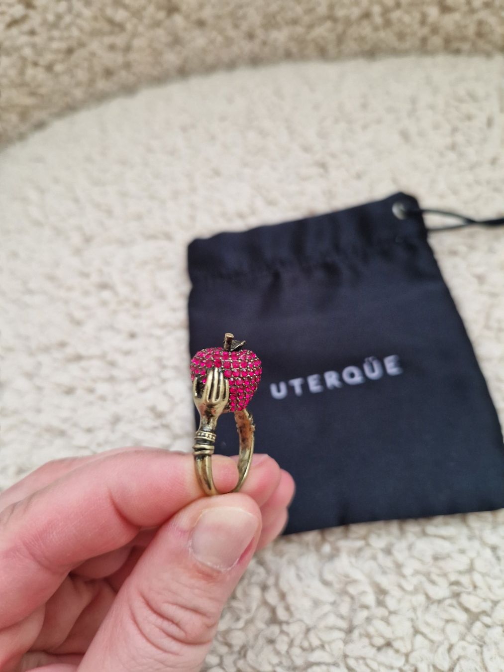 Ringe: Uterque Ring Apfel mit Strass – Gebraucht aus Erlinsbach SO von ULIKH 4