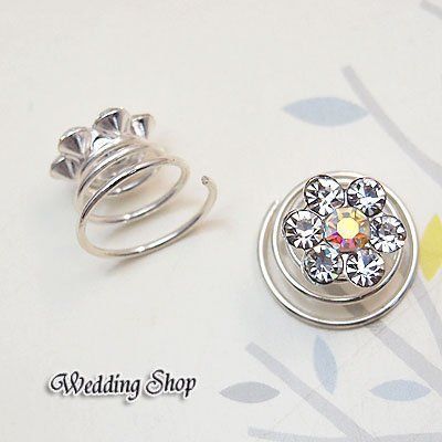 Sonstiger Schmuck: Haarspiralen mit Perlen oder Kunststein – Neu und originalverpackt aus Spreitenbach von tasche-shop 4