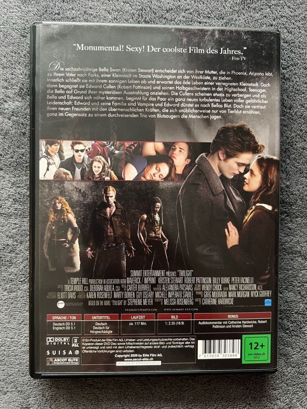 Tutti i DVDs: DVD Twilight – Usato da Regensdorf venduto da scheissspiel 1