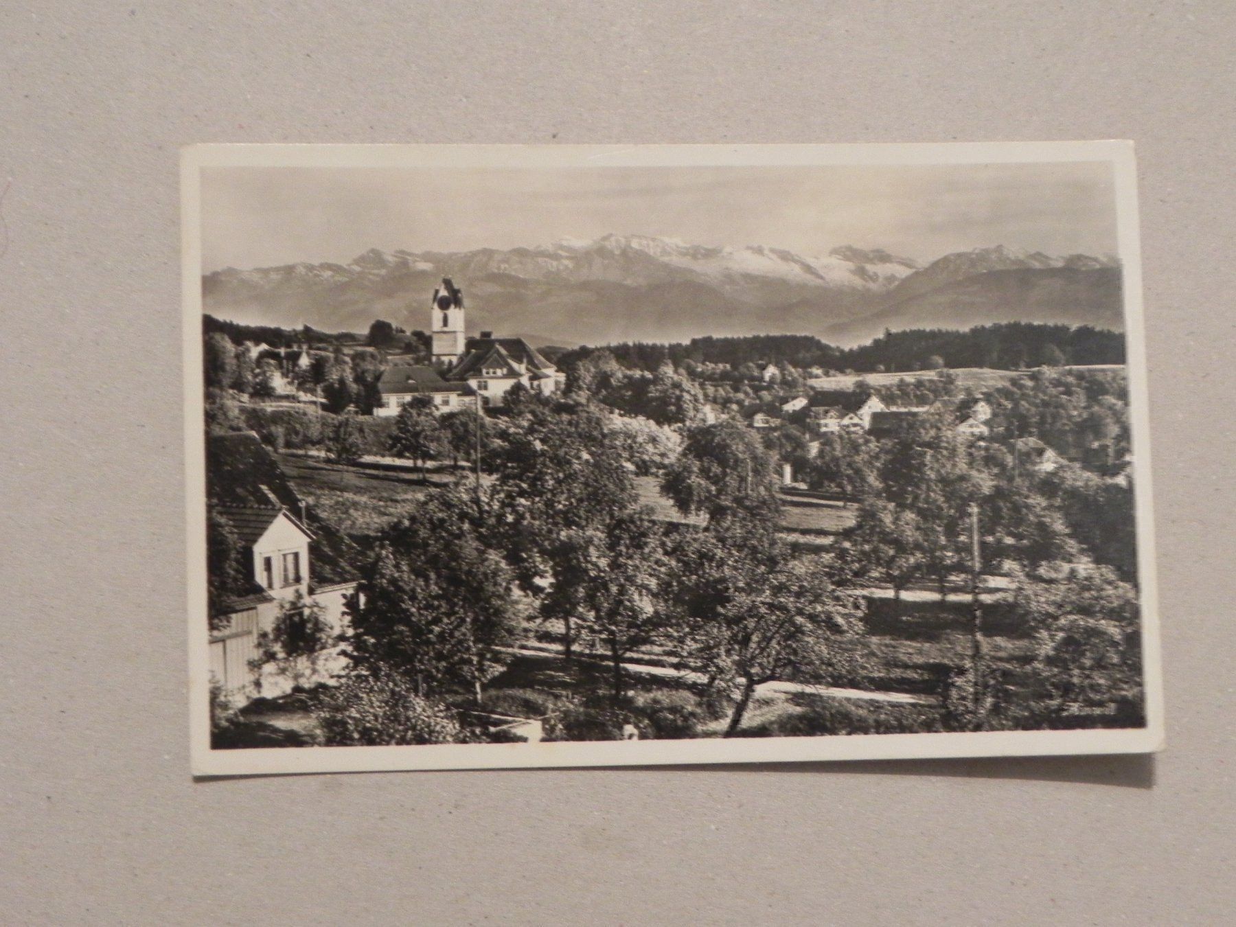 Ansichtskarten: Ansichtskarte Hinwil ZH 1932 – Gebraucht aus Siebnen von krimsie