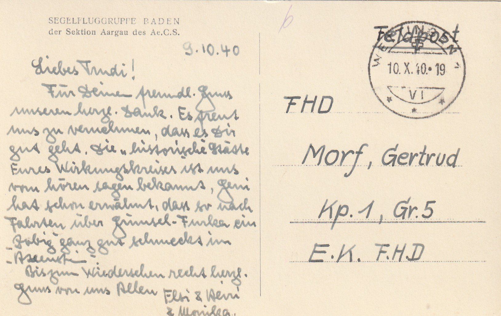Cartoline postali: Segelflug am Heitersberg – Usato da Rorschacherberg venduto da fratovi2 1