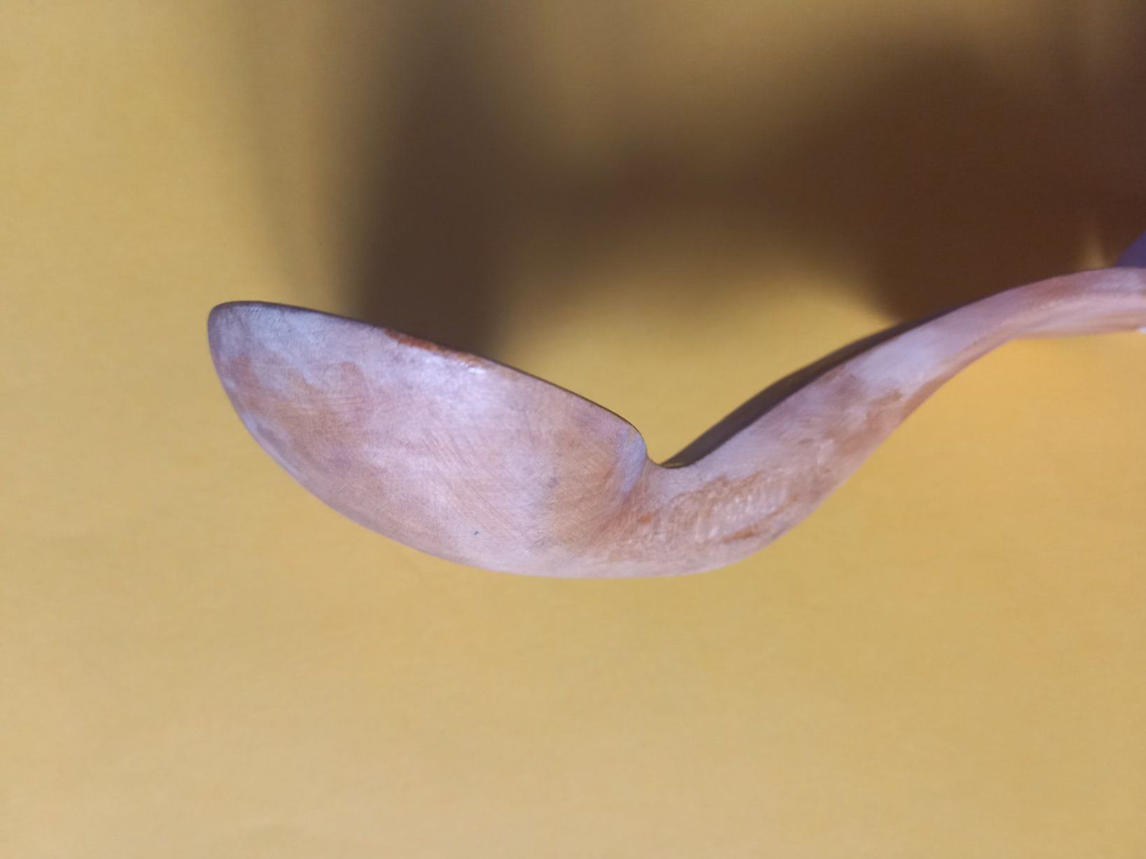 Cucchiai: Cuillère à crème en bois sculpté - Grue – Usato da Rossens FR venduto da Souris1 7