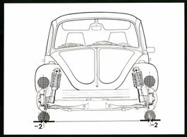 Fotografie Auto Volkswagen VW Käfer 130