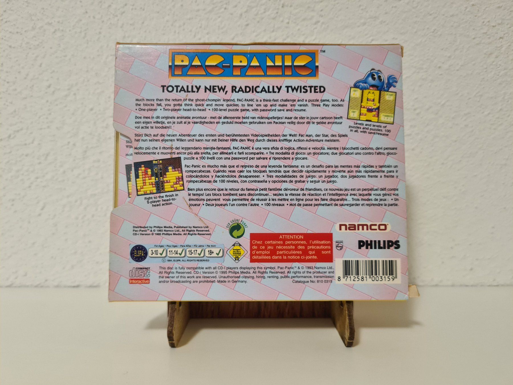Spiele: PAC-PANIC (Pac Man) - CIB - Licensed by Namco / PHILIPS CD-i – Gebraucht aus Dübendorf von digital_bath 5