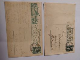 2 Alte Postkarten  1923/1925