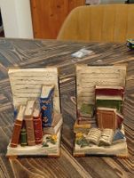 Buchstützen Set, Bücherstapel Design, guter Zustand!