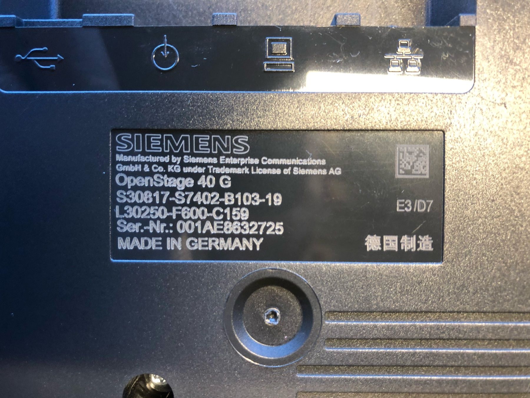 Siemens Telefoni: 4x Telefon Siemens OpenStage 40 G – Usato da Bern venduto da macREC 3