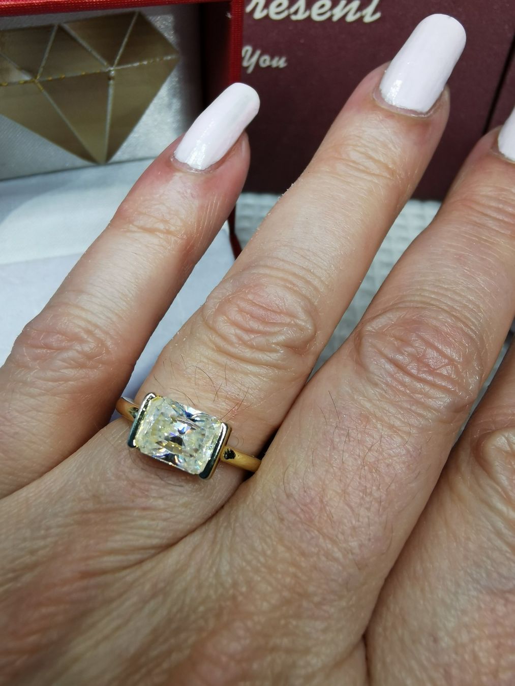 Anelli: Bague argent avec diamant de moissanite de 2 ct GRA – Nuovo e nell'imballaggio originale da Reconvilier venduto da Tsma67 1