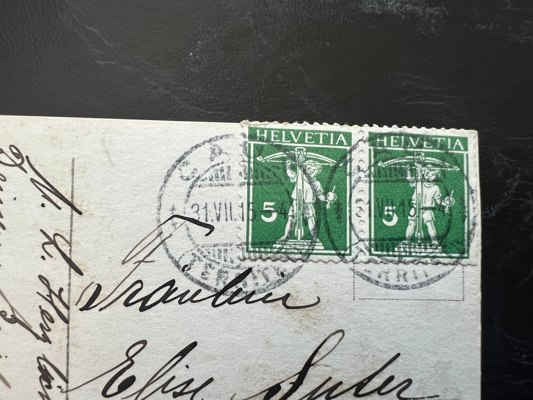 Cartoline postali: AK 1916 Territet   (G3471) – Usato da Hinwil venduto da Sidi4 1