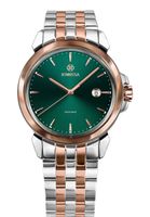 🇨🇭Herrenuhr ®Jowissa Swissmade Edelstahl Grün Roségold NEU
