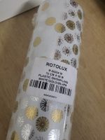 ROTOLUX Kunststoffgeschenkpapier Schneeflocke 70x50m Weiss/G