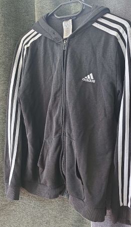 Veste de survêtement Adidas noire, taille L