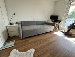 Schlafsofa Sofa mit Stauraum 90x160