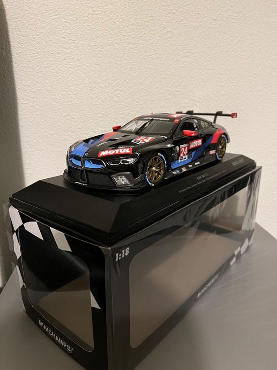 Jouet Enfant 4 Ans Voiture Rétro-Friction Turbo Challenge BMW M8 GTE 2020 Daytona - Modèle Métal 1/32 Avec Lumière Et Son, Dès 4 Ans