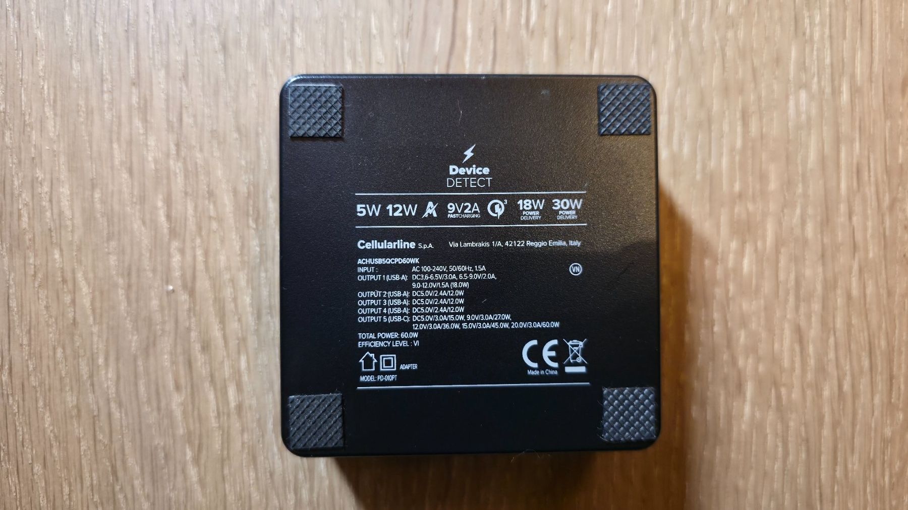 Caricabatterie: USB Ladegerät, 60W, Cellularline Multipower 5 Fast+ / OVP – Nuovo (secondo la descrizione) da Sirnach venduto da TheMrFreeman 6