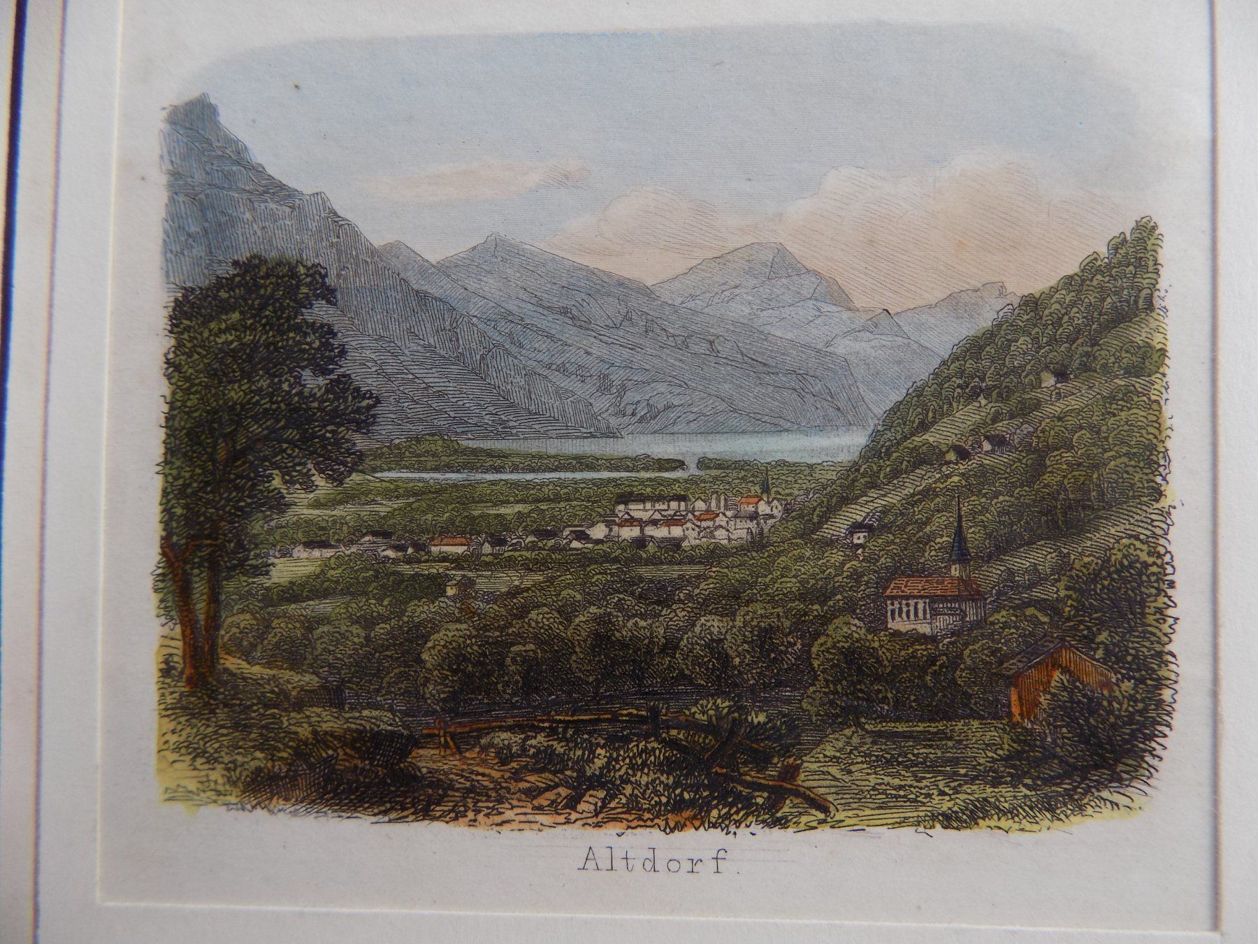 Stiche: Altdorf koloriert – Gebraucht aus Risch von Rischli15 5
