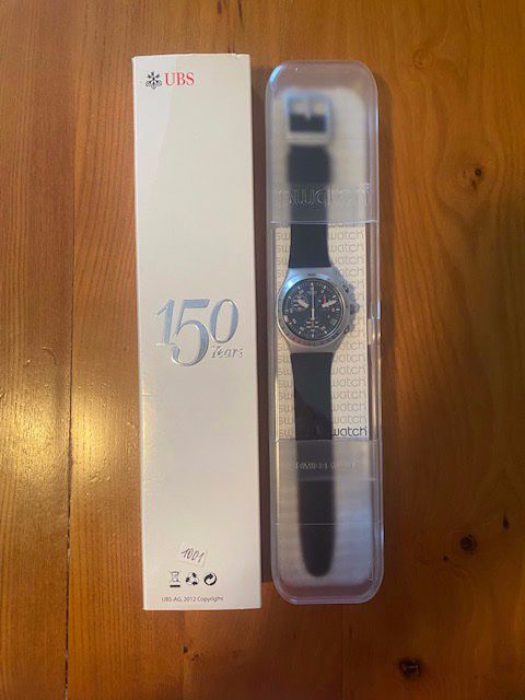 Swatch Montres: Swatch 150 ans UBS – Neuf avec emballage d'origine à Pringy par Toyotafj